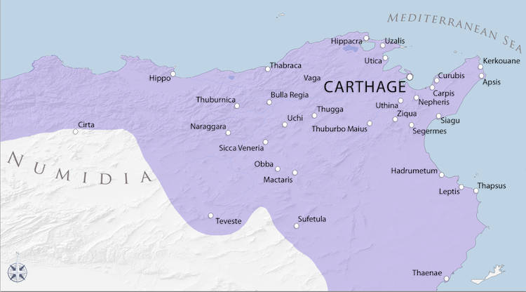 cartridge Branch Dozens Famila Bârsan — Fortăreața legendarului oraș fenician Cartagina,...