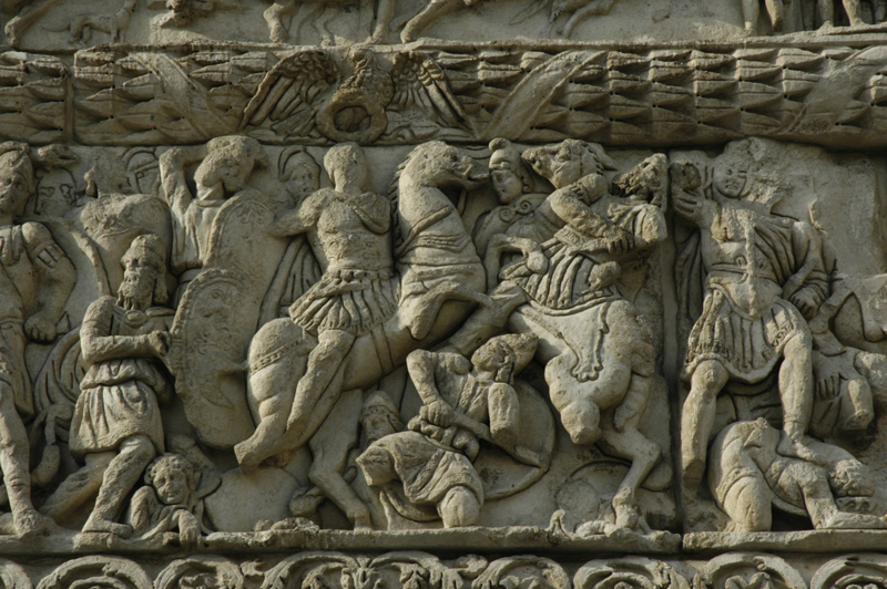 detaliu arcul lui Galerius Tesalonic
